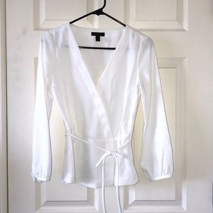 Jcrew Crepe Faux Wrap